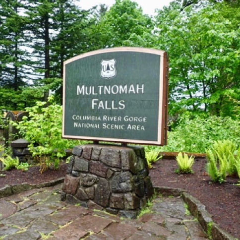 Multnomah Falls Sign